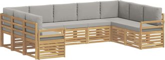 vidaXL Juegos De Sof&aacute;s Madera De Acacia S&oacute;lida Vidaxl