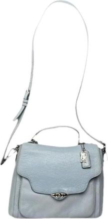 Coach Pre-owned Handbags, female, Blue, Size: ONE SIZE Pre-owned Leather Handbag