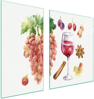 OEM Placa Protectora De Vidrio Para Estufa 90x52 Vino