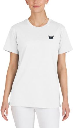 Dalix Butterfly Womens Relaxed Tee in White at Nordstrom, Size Xx-Large