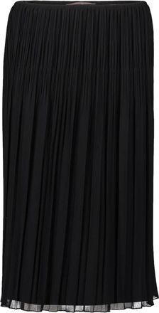 Vera Mont Rokken, Dames, Zwart, 2Xl, Chiffon, Geplooide Chiffon Rok