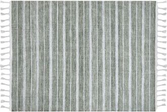 Beliani Rug BADEMLI Dark Green 140 x 200 cm