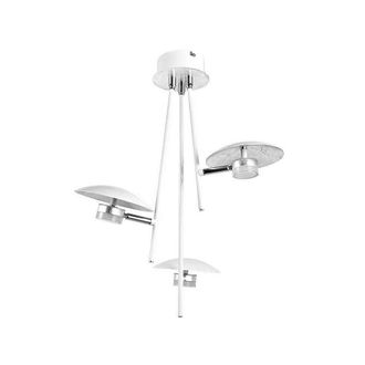 Fabrilamp Fabrilamp - Colgante Ciudad Del Cabo 3l 18w 4000k Blanco/plata 53x39x39 Cm 1440 Lm Dirigible Y Orientable