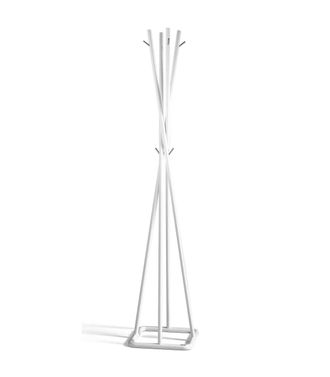 HERDASA Herdasa - Perchero Mod. 469 Acabado Lacado Blanco, 180cm(alto) 38cm(ancho) 38cm(largo)