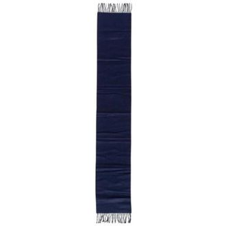 Herm&egrave;s Pre-owned Scarves, female, Blue, Size: ONE SIZE Pre-owned Recto-Verso Scarf