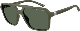 A|X Armani Exchange AX4166SU 830171 Mens Sunglasses Green Size 57