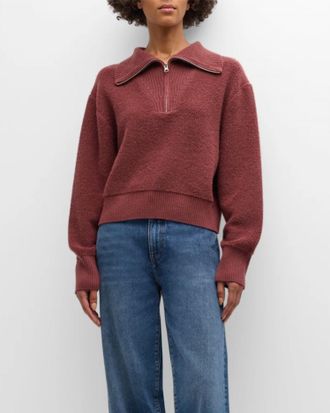 Sablyn Tinsley Half Zip Pullover Sweater In Cimarron