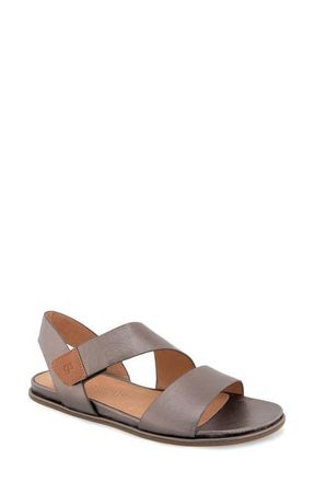 Gentle Souls Lottie Slingback Sandal in Dark Pewter Leather at Nordstrom, Size 6.5