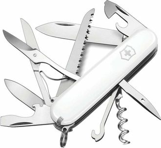 Victorinox by Swiss Army Huntsman, Coltellino Svizzero, Originale, Multiuso, Campeggio, 15 Funzioni, Lama, grande, Cavatappi - Victorinox