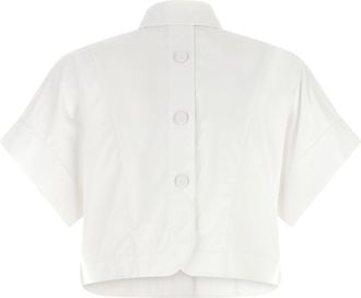 Fendi Cotton Poplin Shirt - white