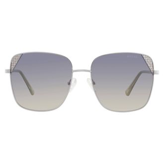 Guess Green Mirror Square Ladies Sunglasses GF00035 10Q 59