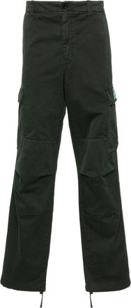 Dolce & Gabbana mid-rise twill cargo pants - men - Cotton - 48 - Green