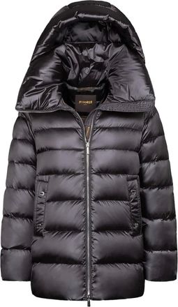 Moorer Natalia-HC hooded jacket - Black