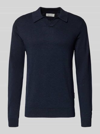 Casual Friday Casual Friday Regular Fit Longsleeve aus Lyocell-Mix Modell Bells in Marine, Gr&ouml;&szlig;e XXXL