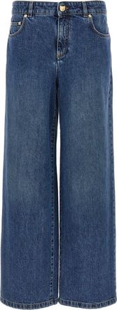 Moschino Dames, Jeans, Blauw, Maat: 2XS Katoen