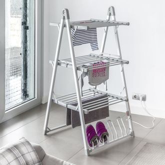 InnovaGoods Secador De Ropa Electrico Plegable Compak Innovagoods 300w Gris 30 Barras - V0100467
