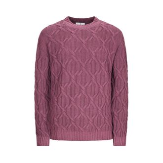 Pantaloni Torino Truien & Vesten, Heren, Paars, L, Ronde Hals Gebreide Trui