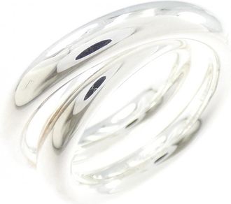 Herm&egrave;s Silver 925 Band Ring (Pre-Owned)