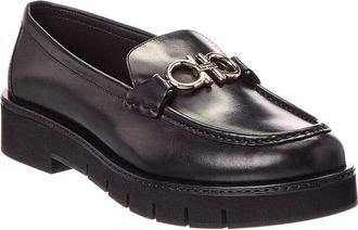 Ferragamo Ferragamo Rolo Lug Leather Loafer
