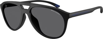 A|X Armani Exchange AX4156SU Polarized 8078T3 Mens Sunglasses Black Size 59