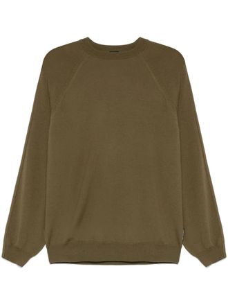 BOSS x Porsche Balleto sweater - men - Virgin Wool/Cotton - S - Green