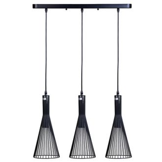 Wanderlust Deco Wanderlust Deco - L&aacute;mpara De Techo De Metal Negra 58x15x90