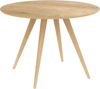 Rendez-Vous Déco Rendez-vous Déco - Mesa de comedor redonda de madera clara, 4 personas - Liwa