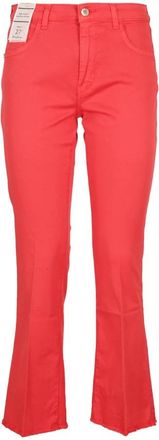 Re-hash Stijlvol Monica-Z Mode Accessoire - Dames - Wijde Broeken - Rood - W24 - Katoen - Broeken