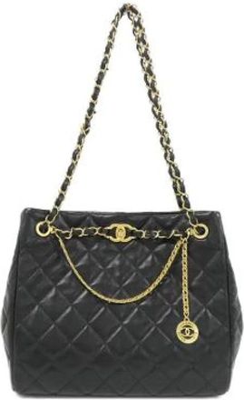 Chanel Borsa a spalla Pre-owned in pelle di agnello - - Pre-owned - Donna - Nero - ONE SIZE