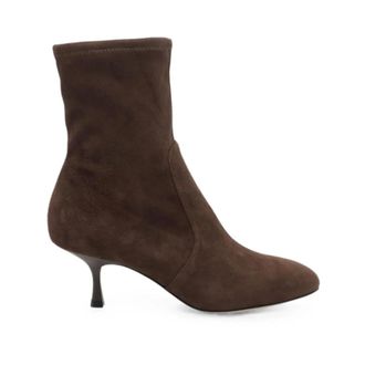 Stuart Weitzman Schoenen, Dames, Bruin, 37 1/2 EU, Heeled Boots