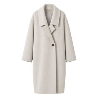Meimeij Cappotto Lungo Pelican - - Coats - Donna - Beige - S