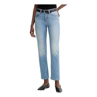 Levi's Dames, Jeans, Blauw, Maat: W25 L32 Katoen