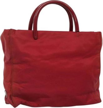 Prada Pre-owned Nylon prada-bags - Dames - Vintage Shopper - Rood - ONE Size - Nylon - Vintage