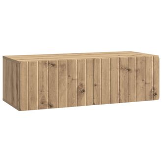 vidaXL Mueble Para Tv De Pared Roble Artesanal 98 X 41 X 30 Cm Vidaxl