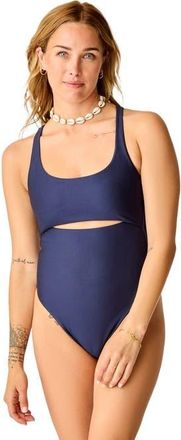 Carve Designs Sonny Compression One Piece DD Cup in Navy at Nordstrom, Size Medium