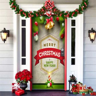 OEM Tapiz Colgante Reutilizable Para Puerta De A&ntilde;o Nuevo - U