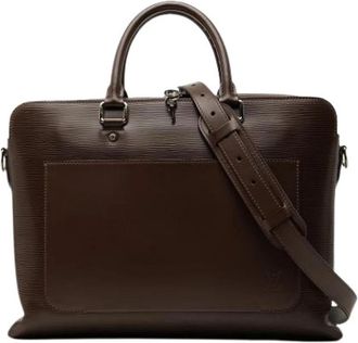 Louis Vuitton Pre-owned Brooks - Heren - Vintage Handtas - Bruin - ONE Size - Vintage