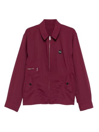 Undercover patch-detail bomber jacket - men - Polyester/Cotton - 2 - Red