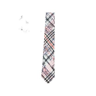 Vivienne Westwood Orb-detail Checked Tie