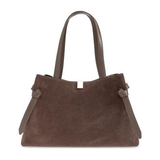 Yuzefi Gyoza Tote - Dames - Schoudertassen - Bruin - ONE Size - Leer - Tassen
