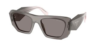 Prada PR B18SF Asian Fit 20F80Q Womens Sunglasses Grey Size 53