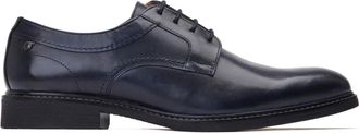 Base London Drake Waxy Mens Leather Shoes - Navy - Size UK 11