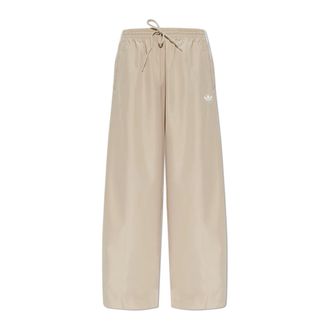 adidas Firebird Adilenium Track Pants - Dames - Wijde Broeken - Beige - L - Polyester - Broeken