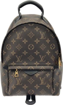 Louis Vuitton Marron Coated Canvas Backpack (Pre-Owned)