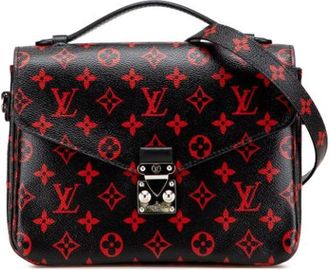 Louis Vuitton Pre-owned Pochette Metis - Dames - Vintage Handtas - Zwart - ONE Size - Leer - Vintage