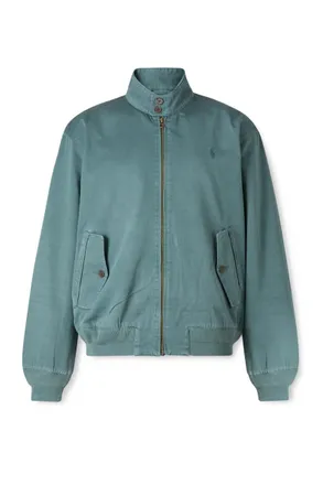 Polo Ralph Lauren Bedford Logo-Embroidered Cotton-Twill Bomber Jacket