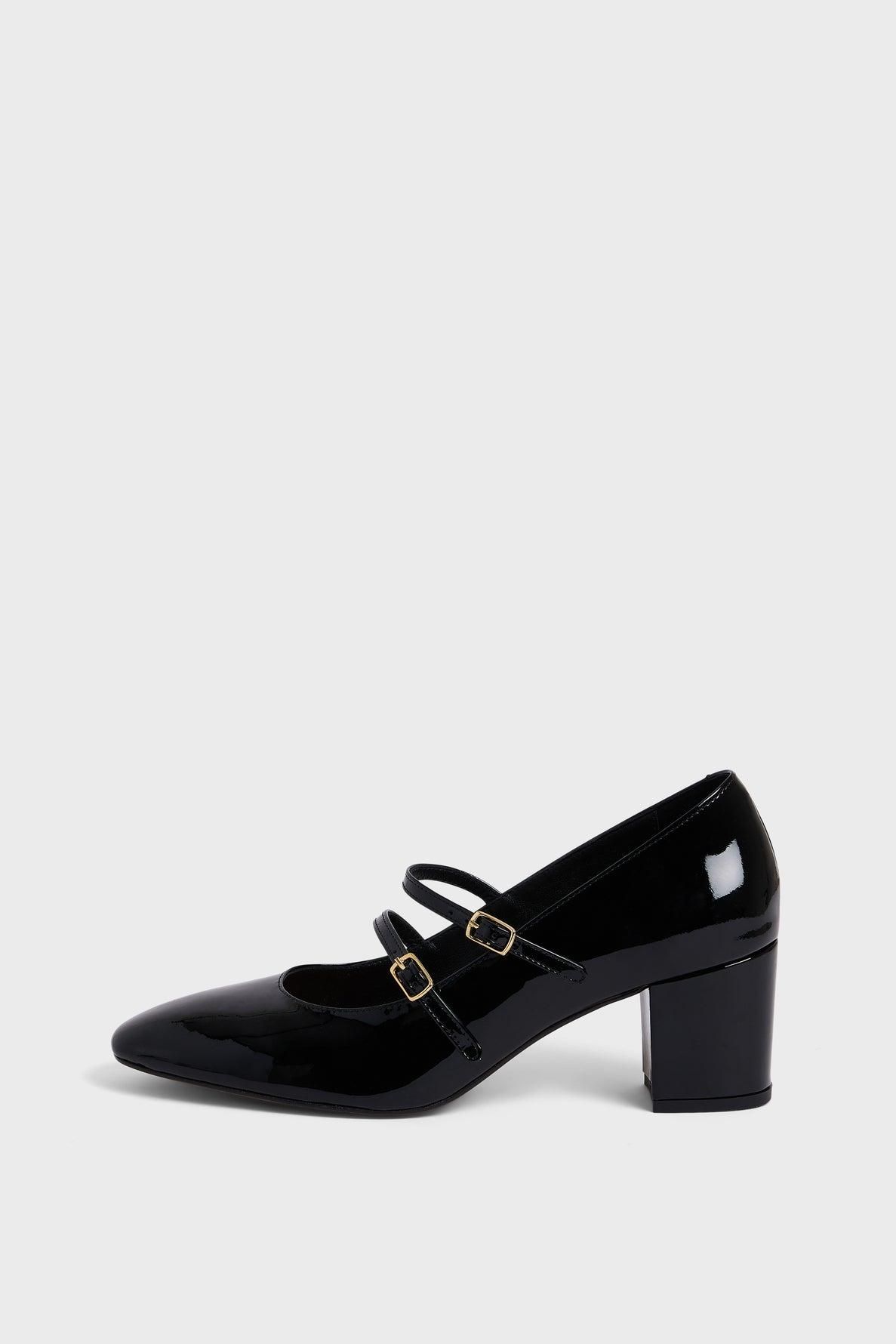 Chaussures Ballerines Minetom Mary Jane - Simili Cuir, Talon Plat 1cm - Boucle Élégante - Pour Femmes/Filles