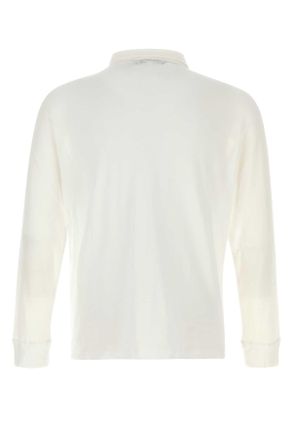 Gimaguas Mens White Cotton Tristan Polo Shirt Exterior