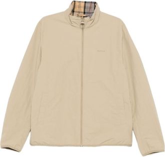 Barbour Beige Logo Reversible Jacket