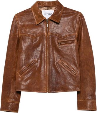 Re/Done Devon Leather Jacket